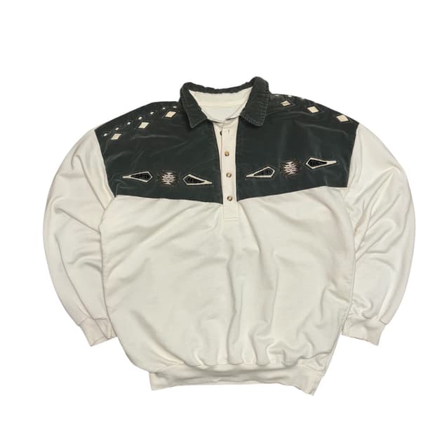 빈티지 나바호 패턴 스웻셔츠