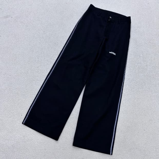 M 노메뉴얼 X 네스티팜 블랙 치노 팬츠 0708E