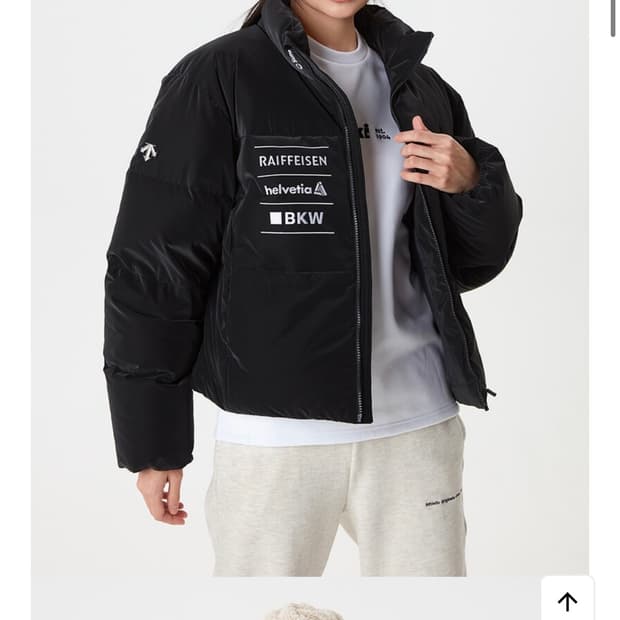 데상트 패딩 여자 m