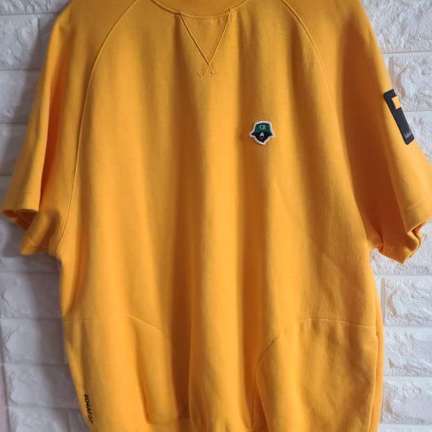 골든베어 반팔 맨투맨 옐로우