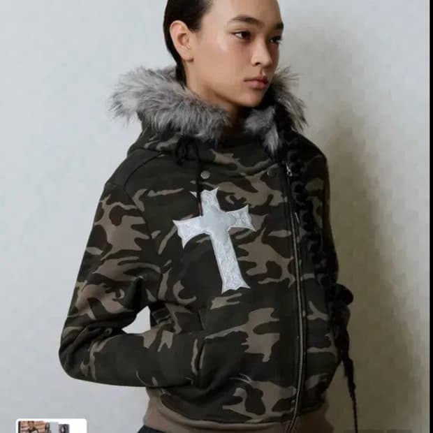 [os] 러브이즈트루 퍼 후드집업