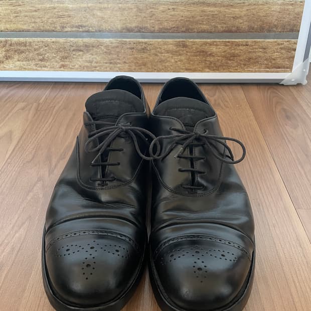 [44] 프라다 윙팁 더비 슈즈 구두prada 