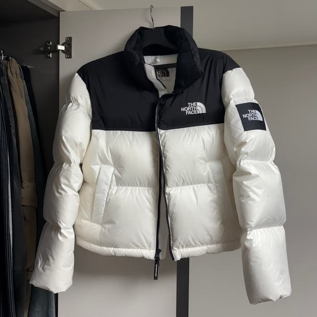 노스페이스 화이트라벨 노벨티 크롭 눕시 패딩 (M)