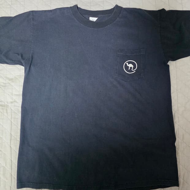 [XL] 90s 카멜 포켓 프로모 티셔츠 ver. like 네이비