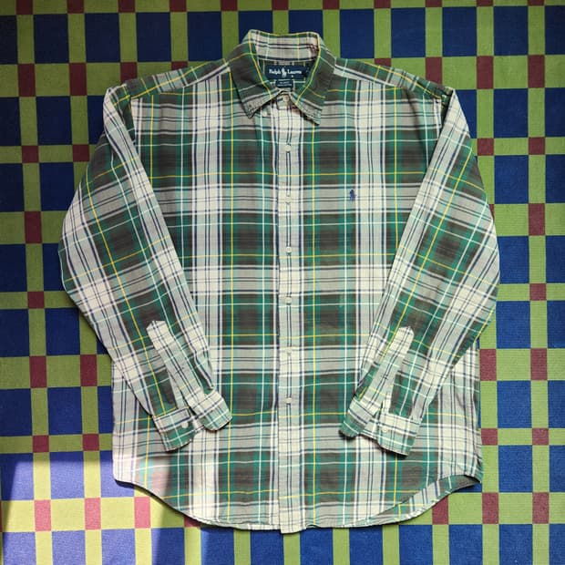 90s 폴로 랄프로렌 버튼다운 셔츠(USAmade)