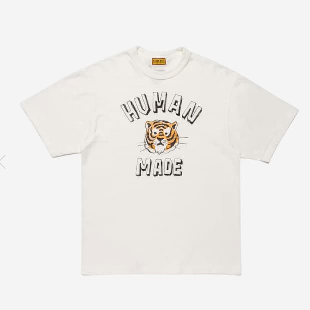 휴먼 메이드 그래픽 티셔츠 화이트 XXL