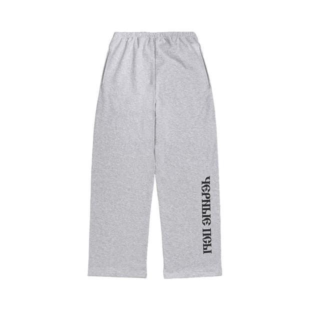 이지 x 고샤 루브친스키 YZY 블랙 독스 조거 헤더 그레이