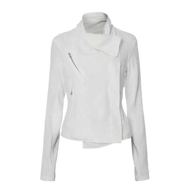 플레어업 바이커자켓 화이트- 1