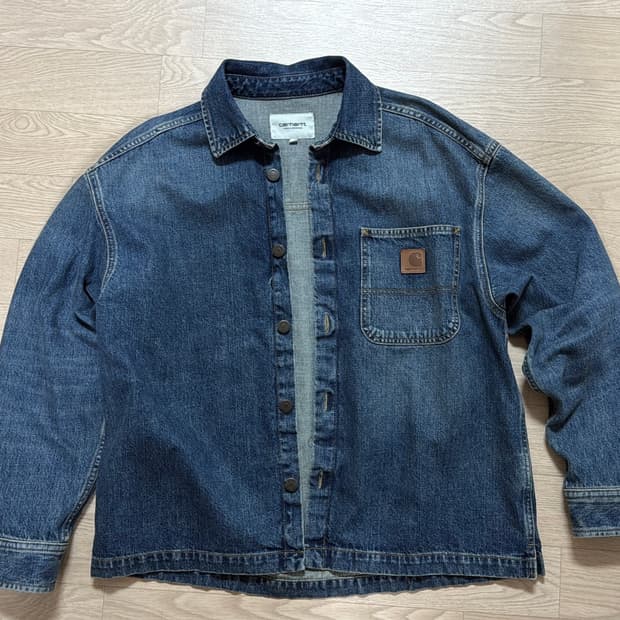 칼하트 Carhartt LOVILIA SHIRT JAC S 단종데님자켓