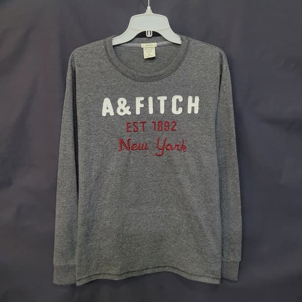 Abercrombie 아베크롬비 빈티지 빅로고 셔츠 