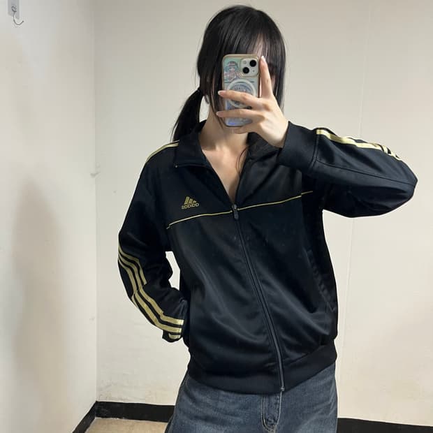 Adidas Black & Gold Track Jacket
