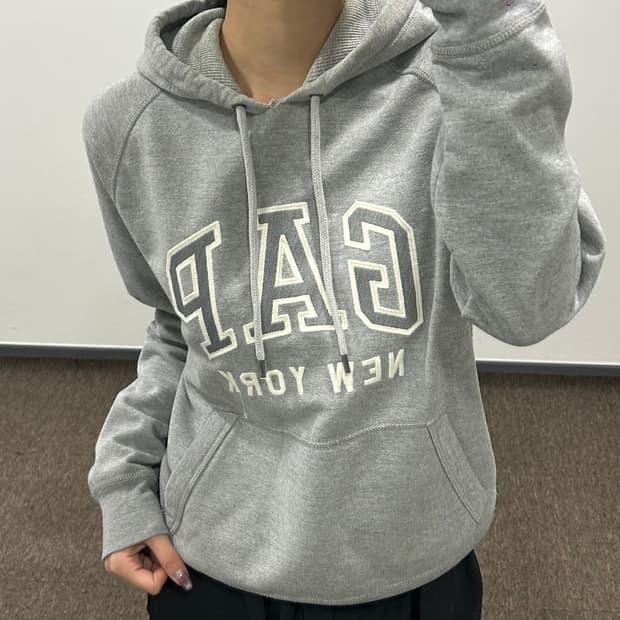 Gap 갭 뉴욕 그레이 후드티