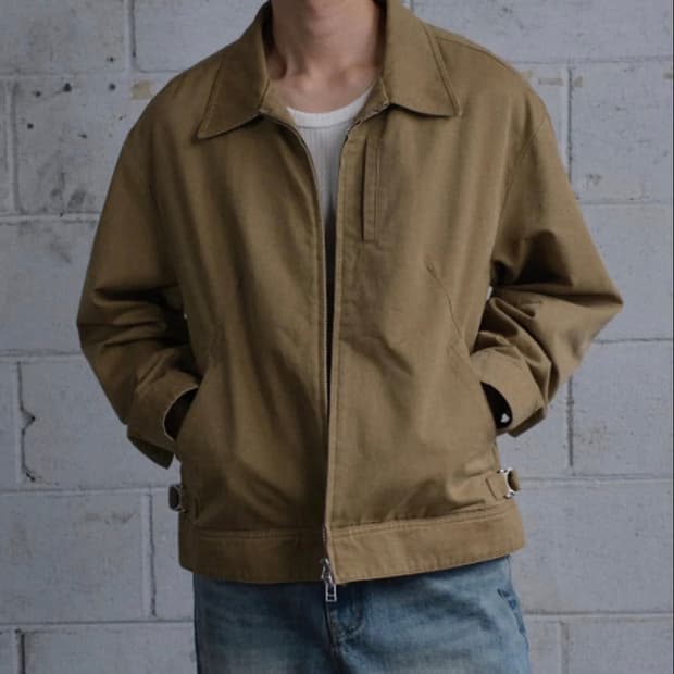 다이브인 워시드 스윙탑 카멜 1사이즈