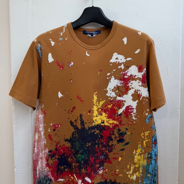 준야와타나베 핸드 페인트 반팔 티셔츠 