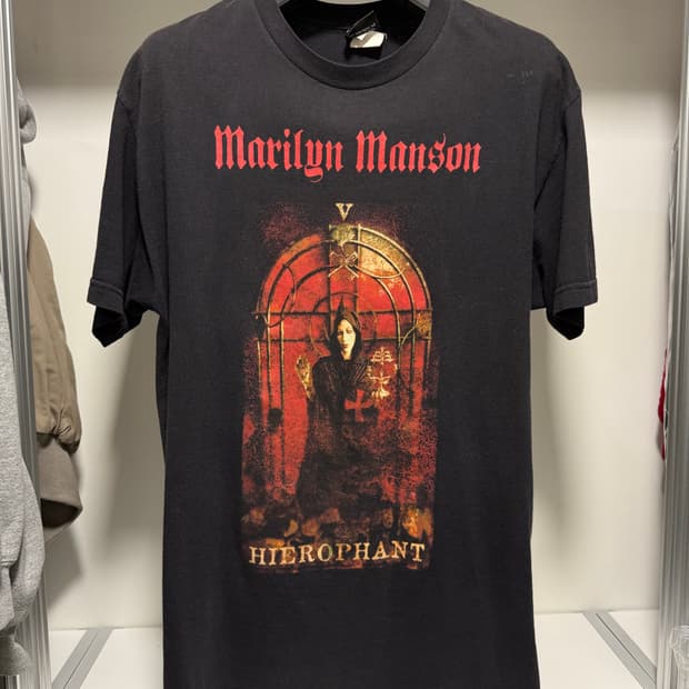 마릴린 맨슨 히에로펀트 빈티지 티셔츠