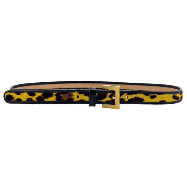 Dolce&Gabbana Leopard Slim Belt/ 85