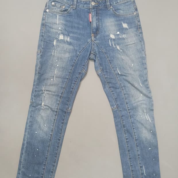 [30] 디스퀘어드2 데미지 타이디바이커진 청바지