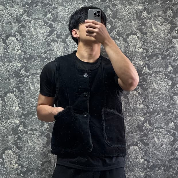 the ilma / 더일마 코듀로이 플러프 조끼 베스트