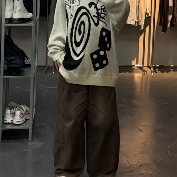 나이키 X 스투시 NRG 롱 슬리브 니트 스웨터 A2444