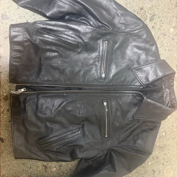 쿠어 레더자켓 L