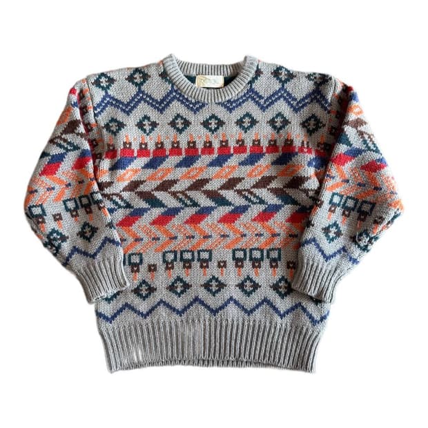 Vintage nordic wool sweater