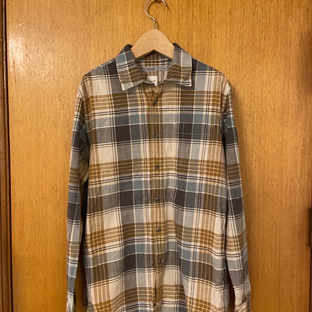 시리즈 체크 남방 셔츠