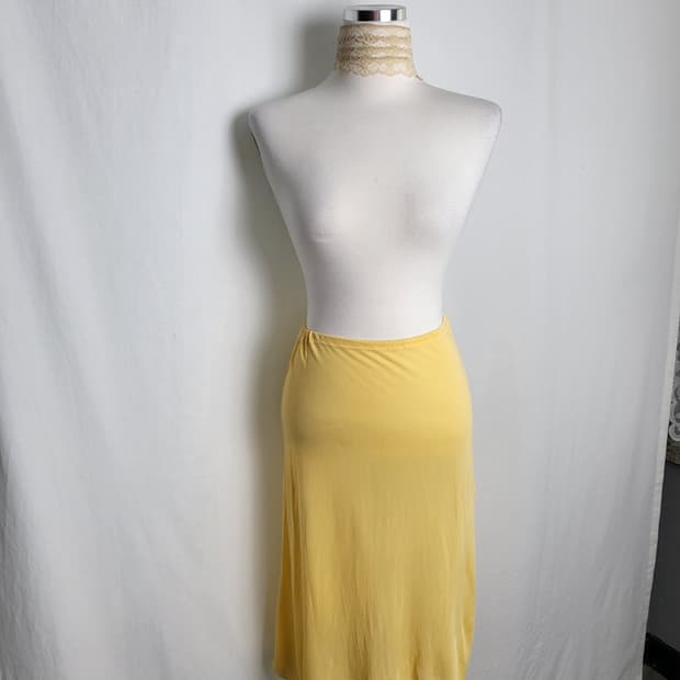 빈티지 비비드 슬립 스커트