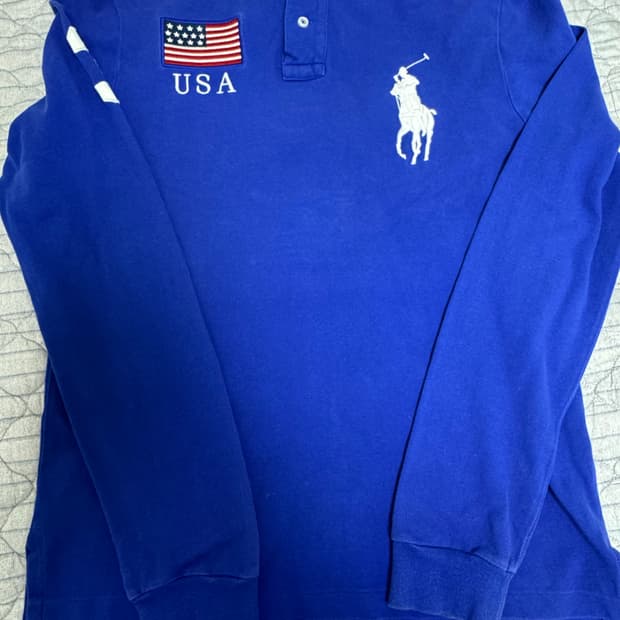 폴로 랄프로렌 성조기 빅포니 티셔츠