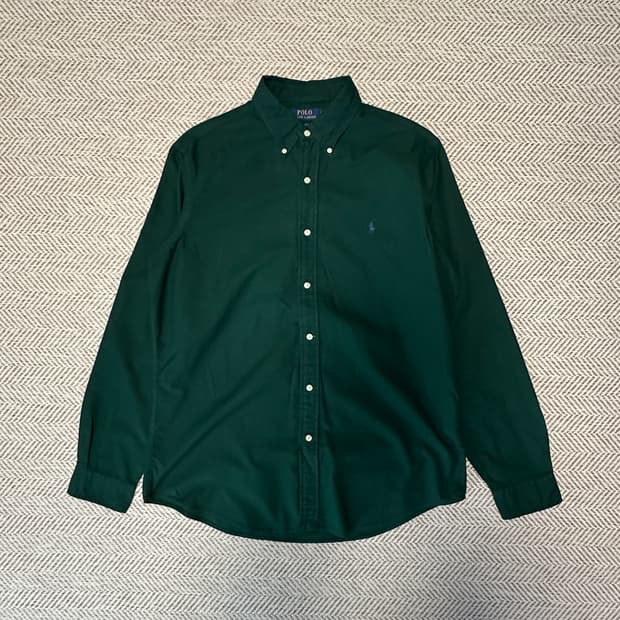 POLO RALPH LAUREN shirt dark green