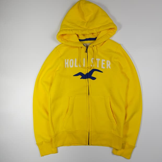 홀리스터 빅로고 후드집업 