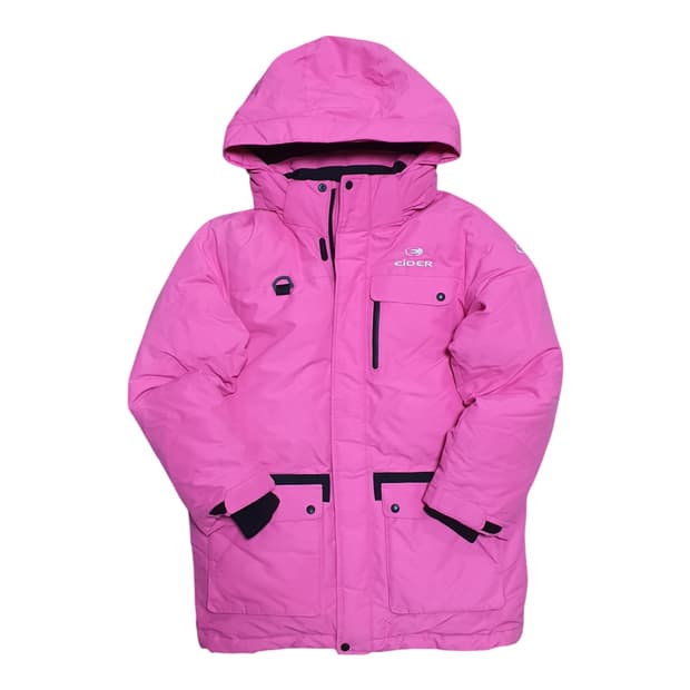 ✨ (바배) 아이더 핑크 덕다운 패딩 (150)