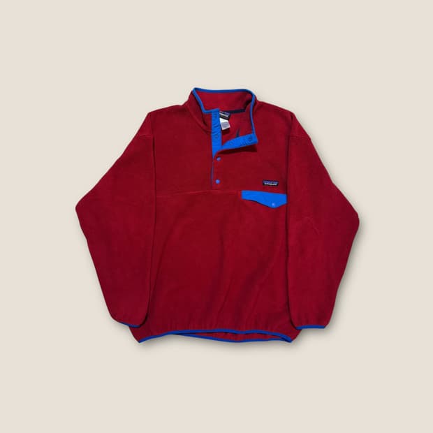 파타고니아 신칠라 스냅티 레드 L