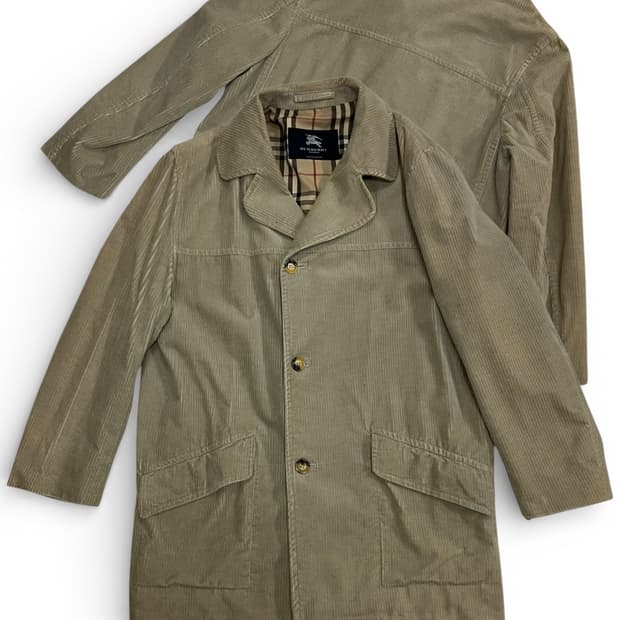 버버리 코듀로이 자켓 105