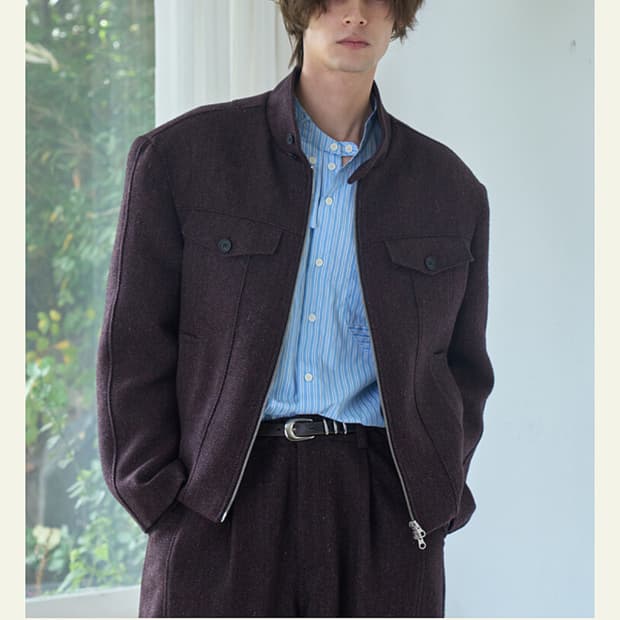 웨이비니스 해링턴 자켓 레드 2