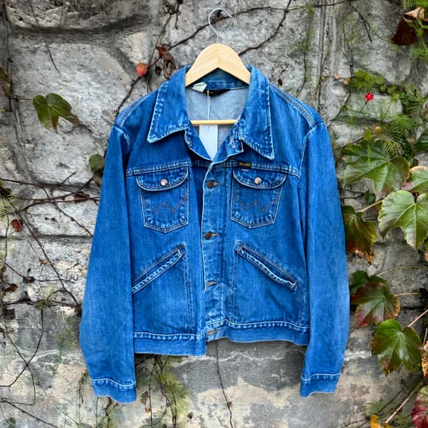 70s~80s wrangler 랭글러 126pw 데님 트러커 자켓 44