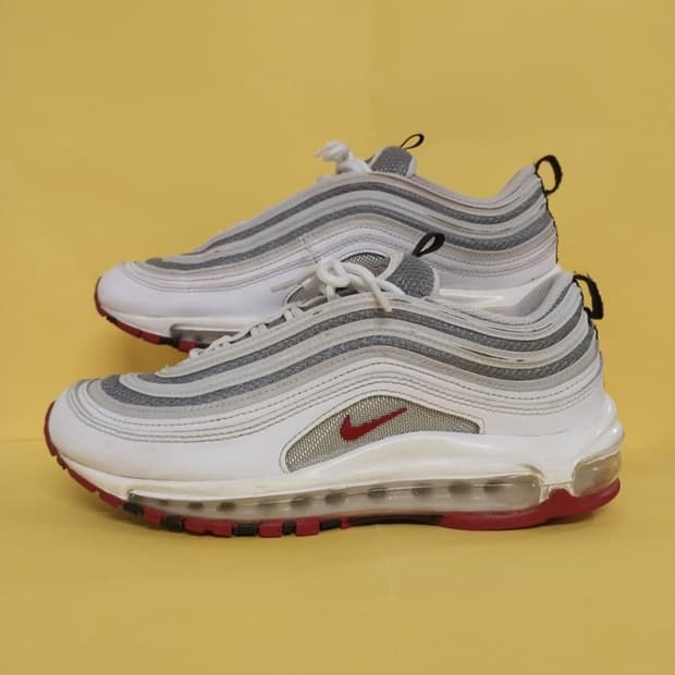 남성 나이키 에어맥스 97 화이트실버 운동화 (250)