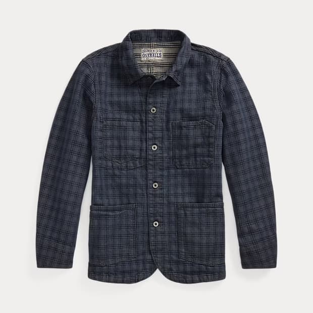 RRL 더블알엘 플래드 자카드 초어 자켓 S