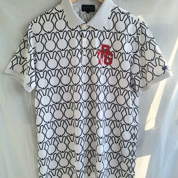 파리게이츠 반팔 카라티셔츠 남여공용 M 기능성 폴리 골프웨어 