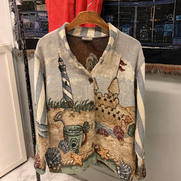 (정품)Sugar Street Weavers 빈티지 태피스트리 자켓 a1