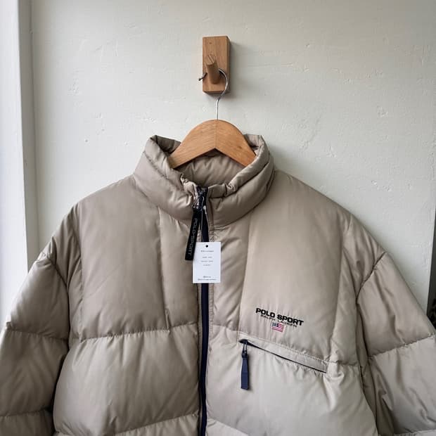 15735 - 폴로 랄프로렌 성조기 다운 패딩 자켓
