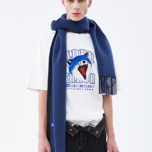 (새상품/L)아더에러x메종키츠네 얀 폭스 화이트