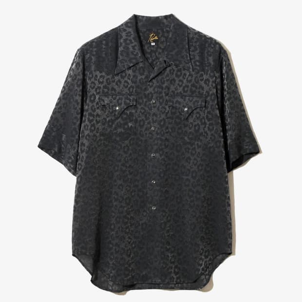 S/S Western Shirt - Rayon Leopard Jacqua