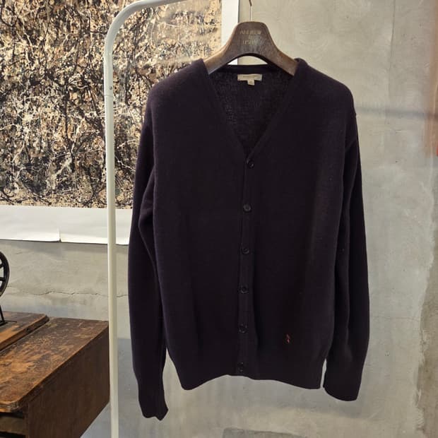 버버리 램스울 가디건