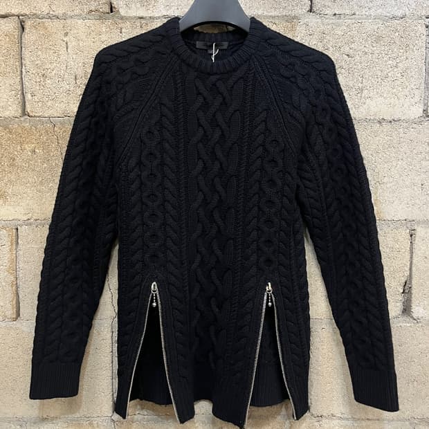 알렉산더 왕 집 스플릿 헴 니트