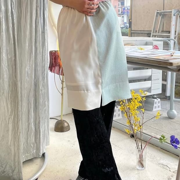 Teak 레이어드 스커트