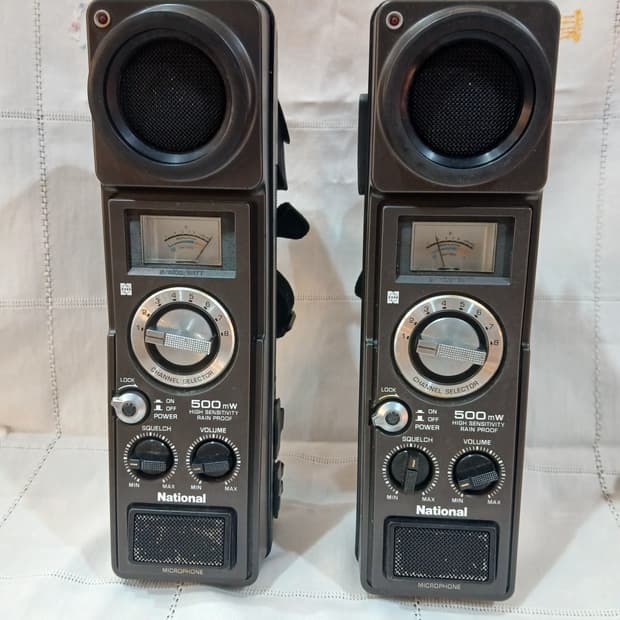 빈티지 내셔널 무전기 2대 셋트