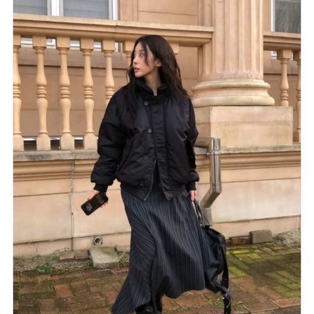 서울베이스드 TAP FLIGHT JACKET 자켓 항공점퍼 패딩