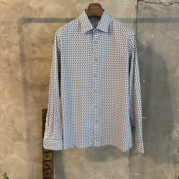 타임옴므 패턴 셔츠 100