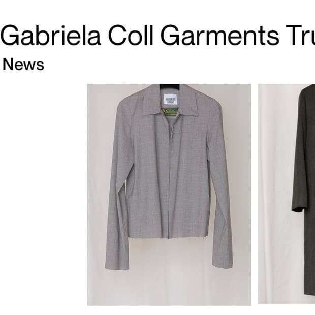 가브리엘리 콜 가먼츠 no.222 아모멘토 트렁크쇼 오더