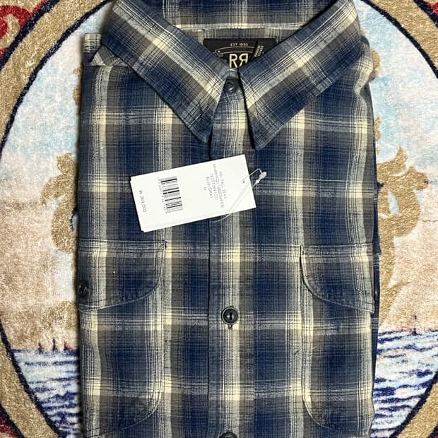 RRL 플래드 우븐 워크셔츠 더블알엘 25fw
